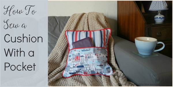 Tutorial: Pocket front pillow