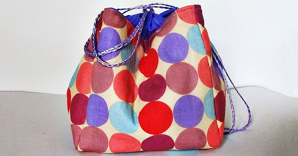 Tutorial: Sew a kinchaku Japanese drawstring bag