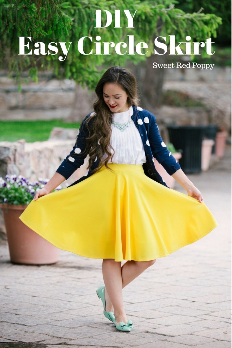 Tutorial: Easy knit circle skirt