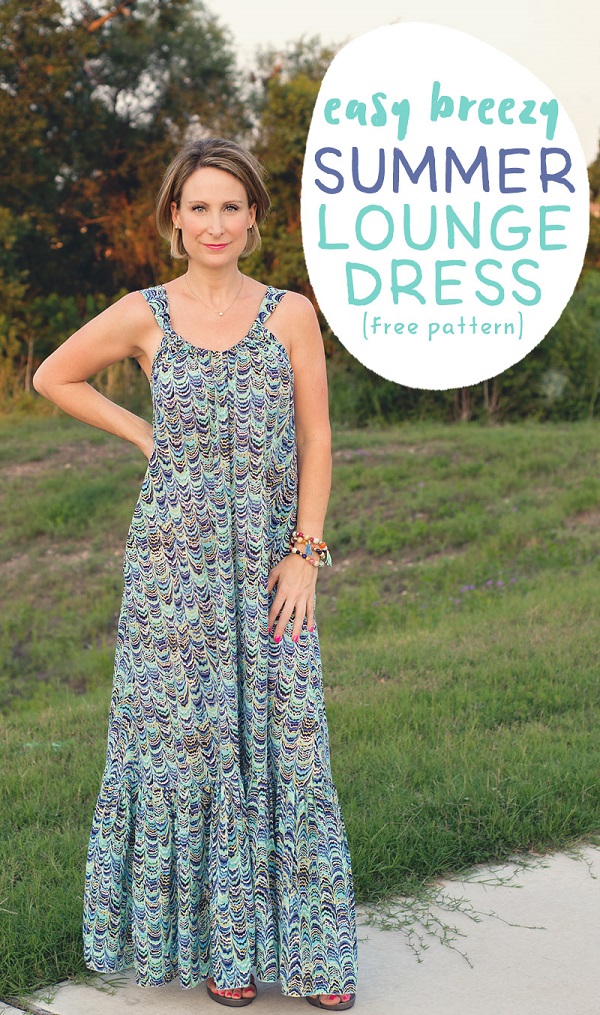 Tutorial and pattern: Easy Breezy Summer Lounge Dress