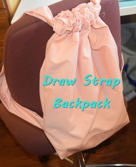 Tutorial: Sew a draw strap backpack