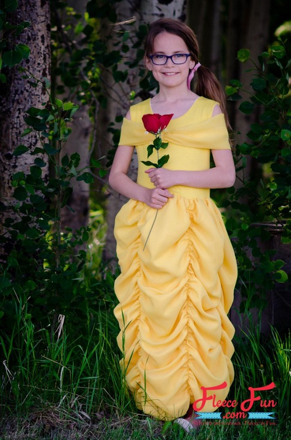 Tutorial: Beauty and the Beast Belle costume dress