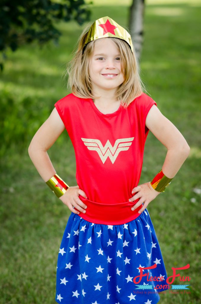 Tutorial: Wonder Woman costume for girls