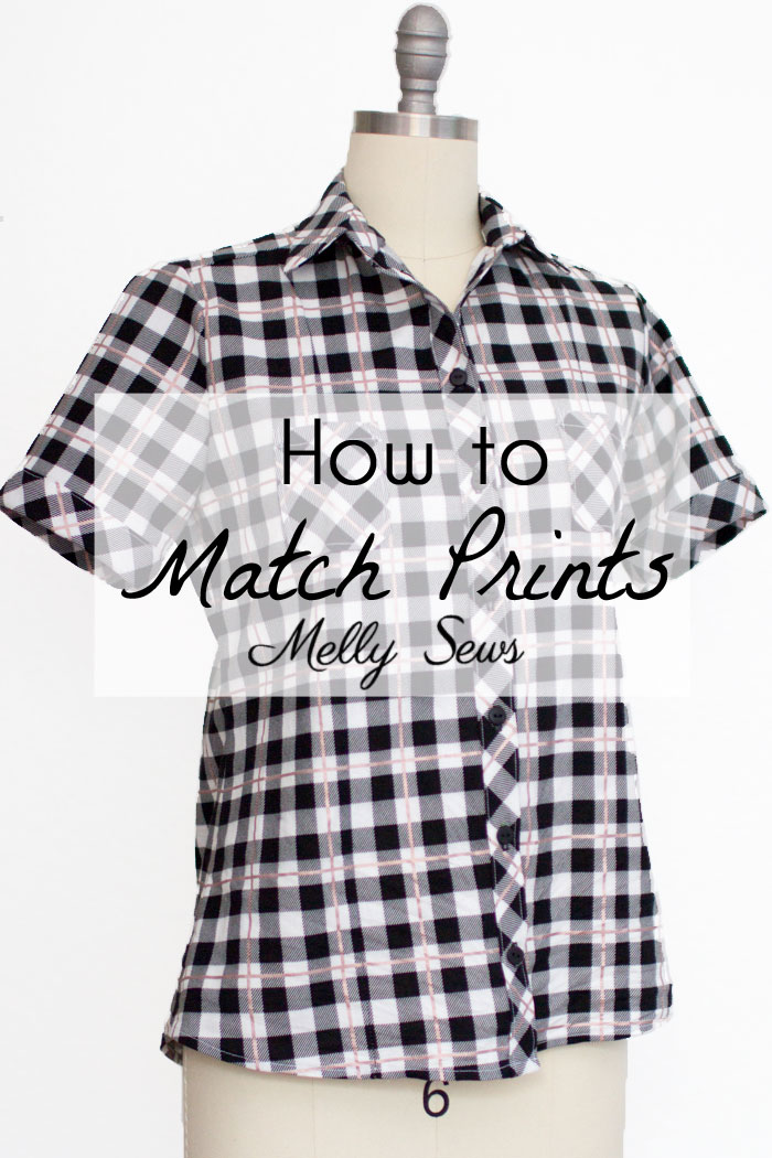 Tutorial: Matching stripes and prints when sewing your own clothes