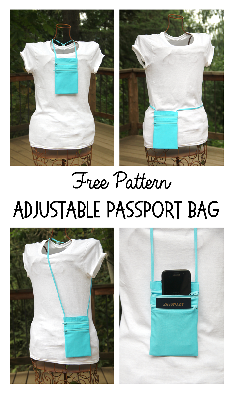 Tutorial: Adjustable passport travel bag