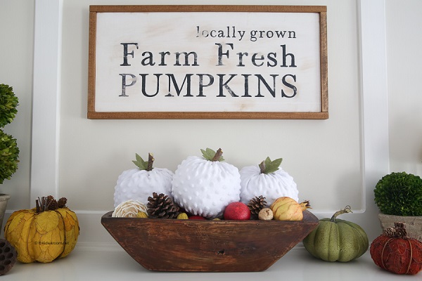 Tutorial: Easy fabric pumpkins