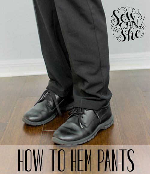 Tutorial: Easy way to hem pants