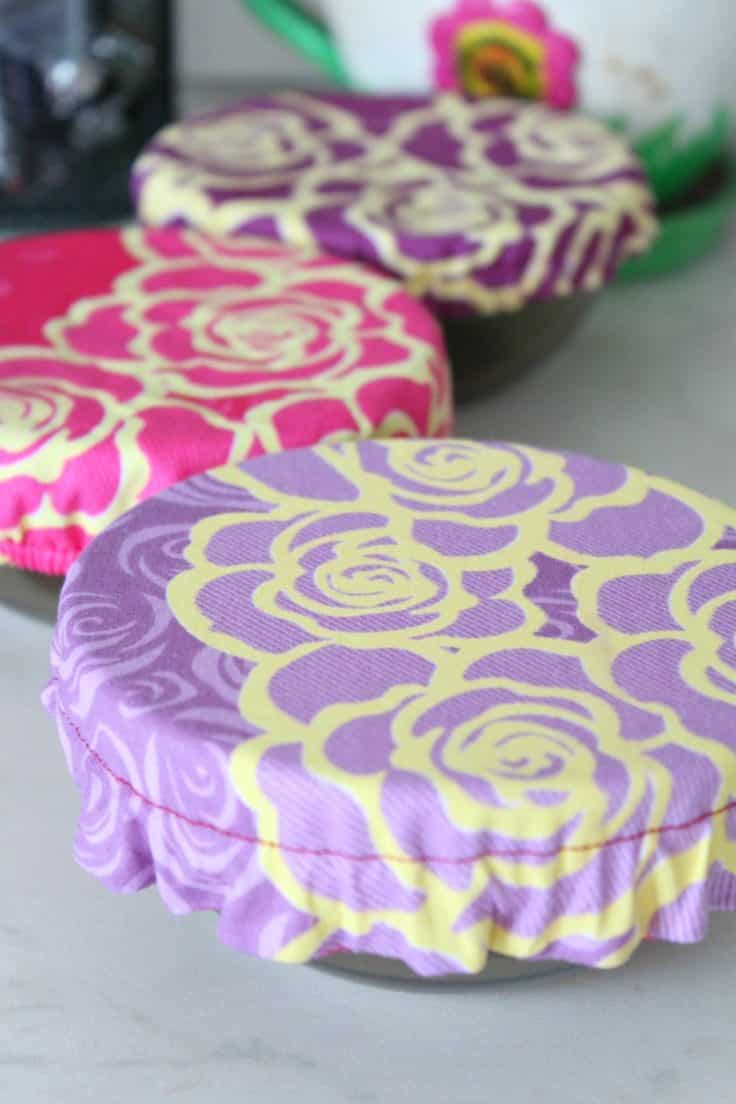 Tutorial: Reusable fabric bowl covers