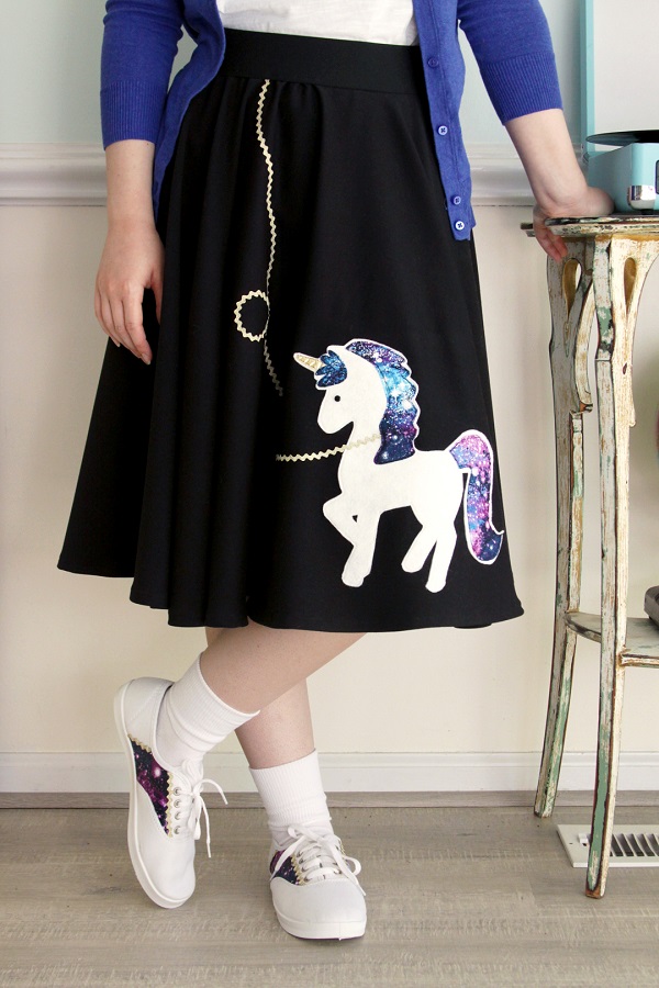 Tutorial: Unicorn fifties costume skirt