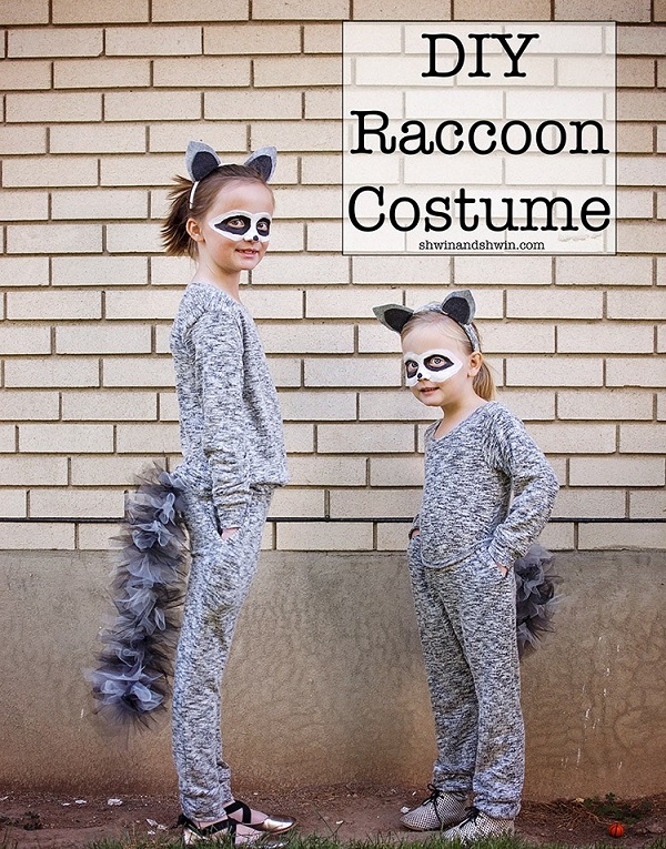 Tutorial: Easy raccoon costume