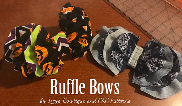 Tutorial: Layered ruffle fabric bow