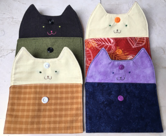 Tutorial: Little kitty snap pouches