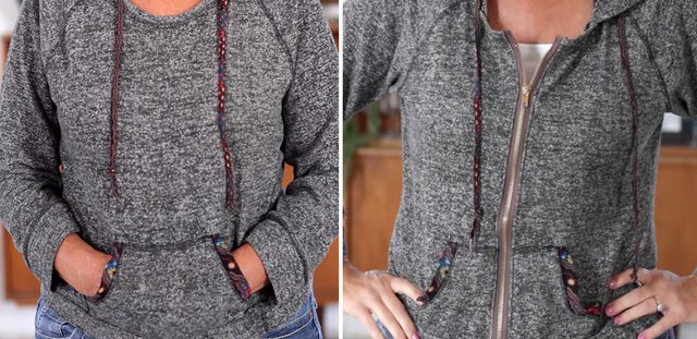 Video tutorial: Add a zipper to a sweatshirt