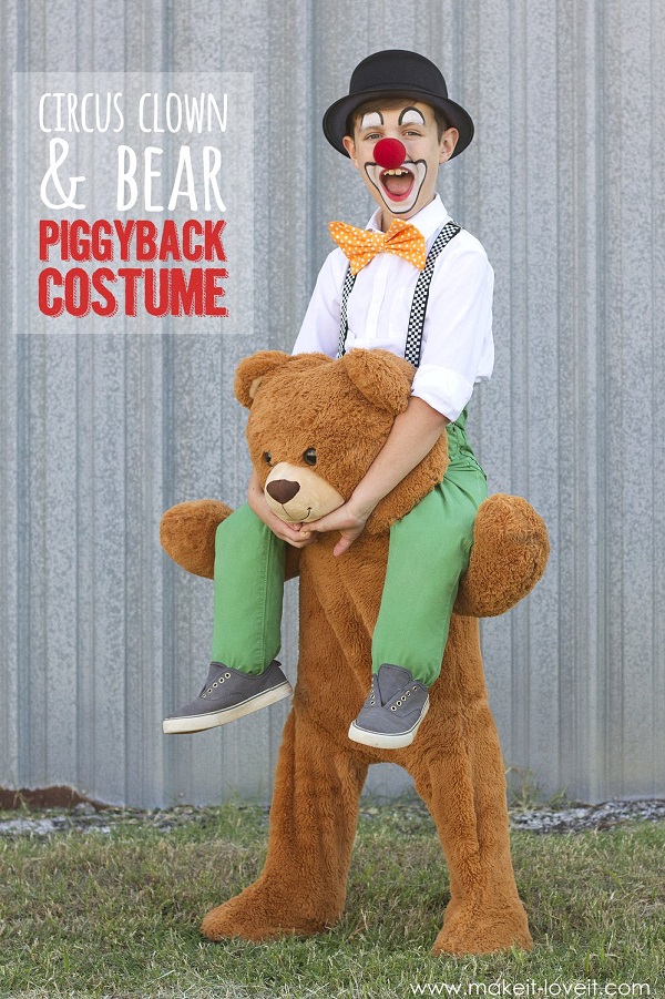 Tutorial: DIY piggyback circus clown and bear