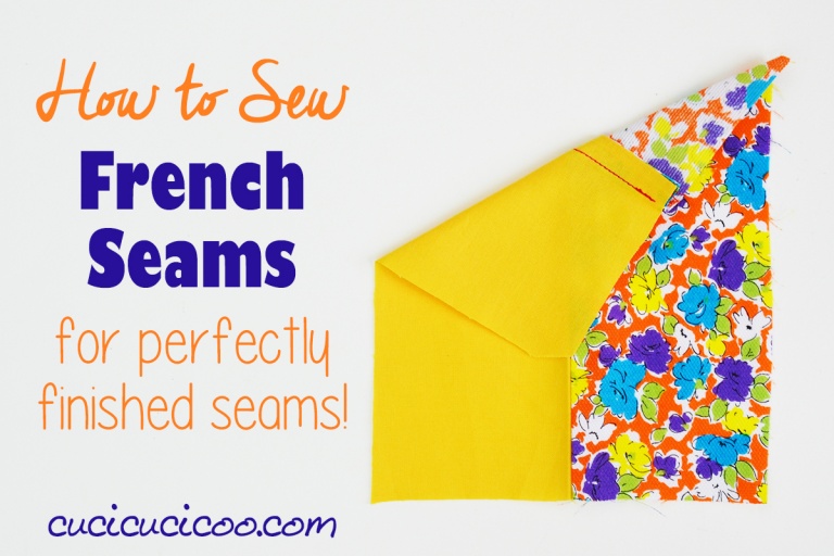 Tutorial: How to sew French seams for a clean finish