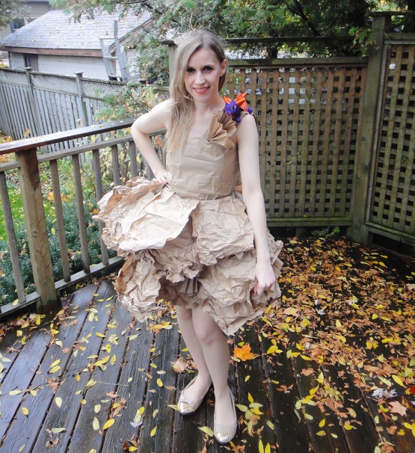 Tutorial: Paper Bag Princess costume