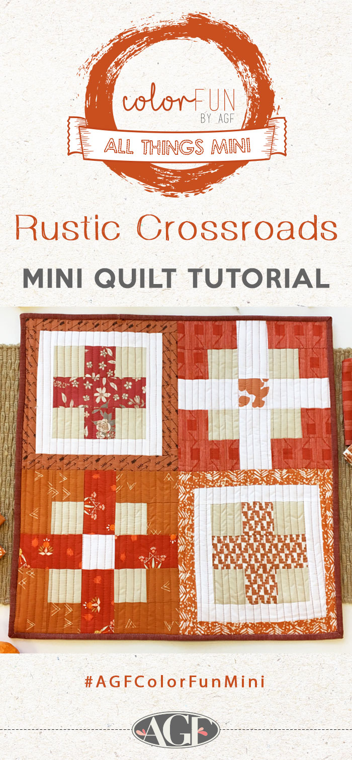 Tutorial: Rustic Crossroads Mini Quilt