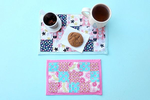 Tutorial: Patchwork mug rug