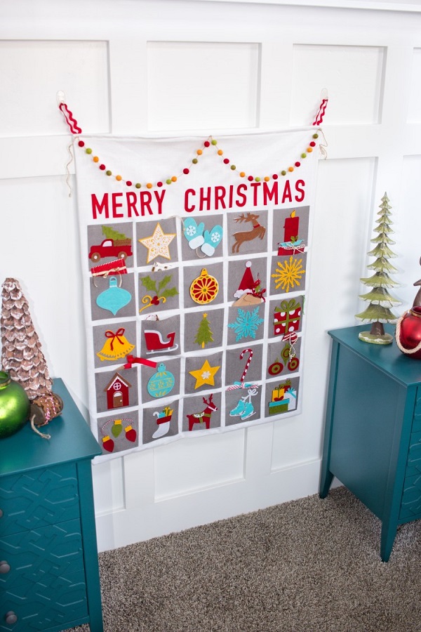 Tutorial: Felt pocket Advent calendar