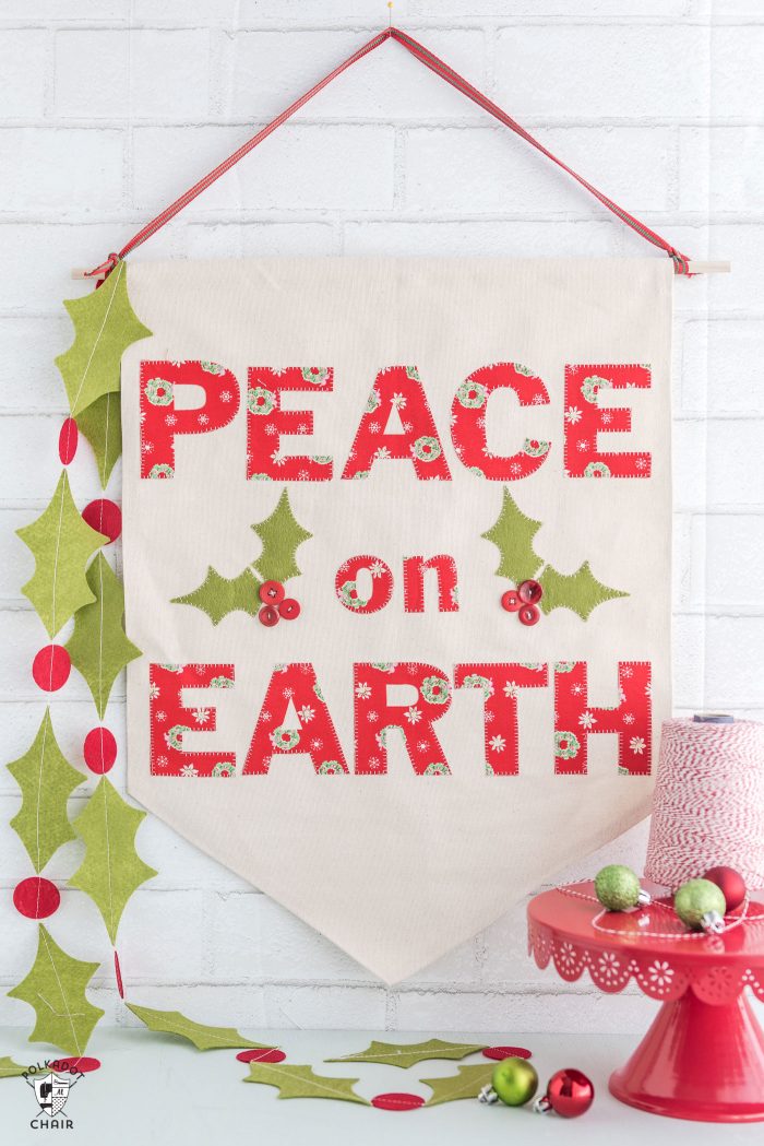 Tutorial: Peace on Earth Christmas banner