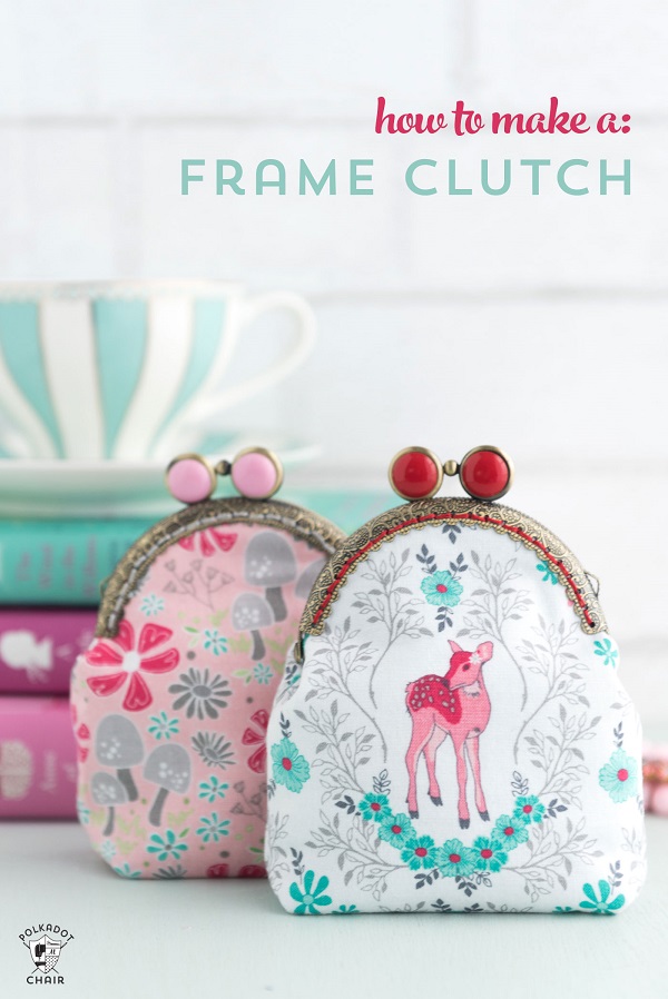 Tutorial: Metal frame purse with a sew-in frame