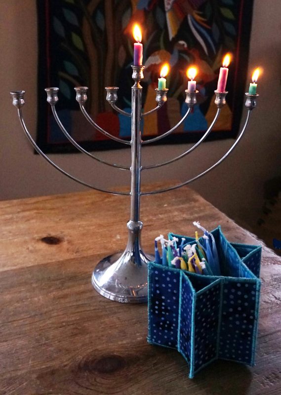 Tutorial: Fabric Hanukkah candle box