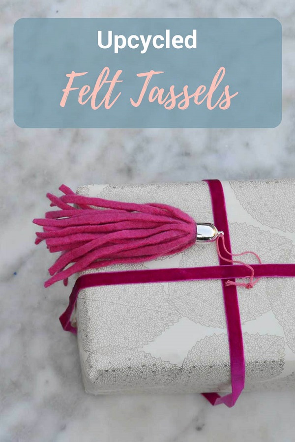 Tutorial: Upcycled felted sweater tassels