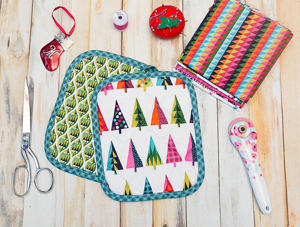 Tutorial: Easy quilted pot holder