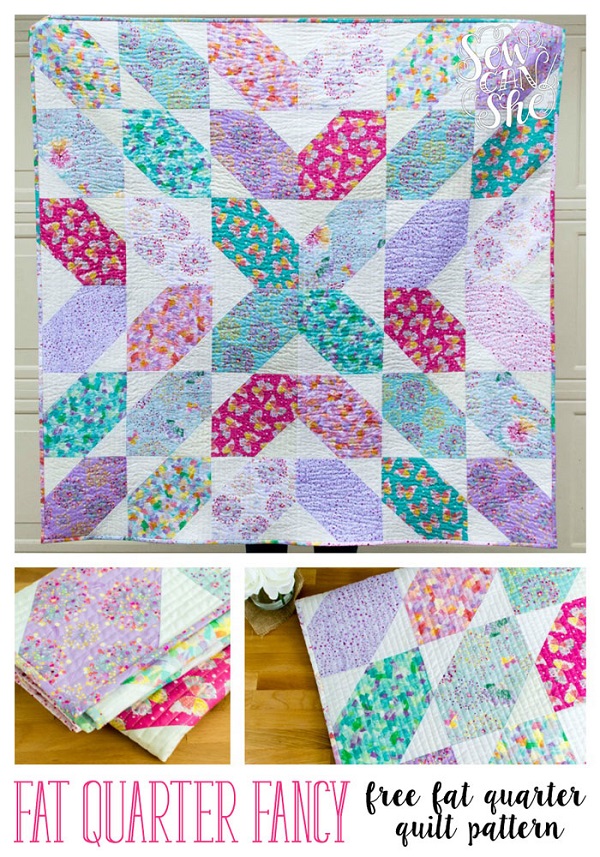 Tutorial: Fat Quarter Fancy quilt 