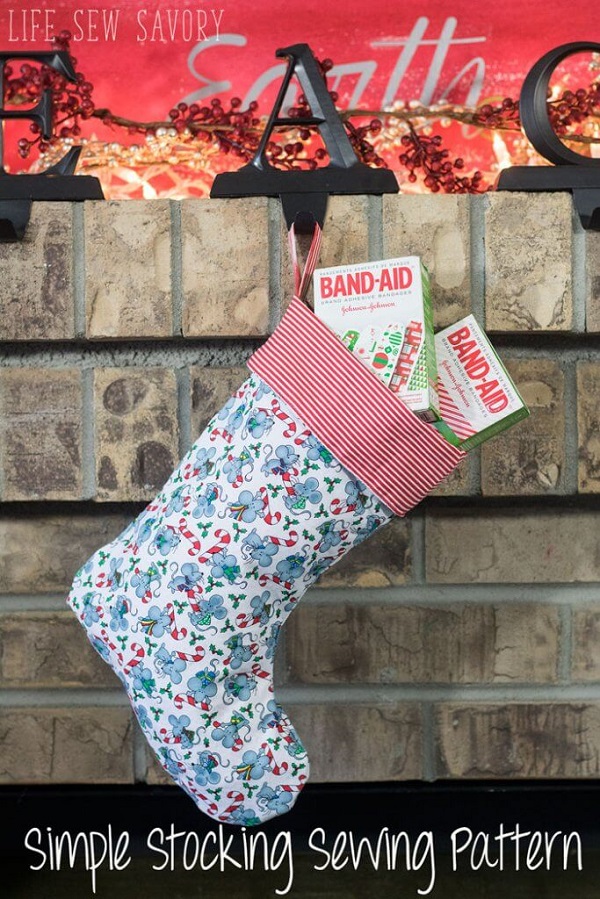 Tutorial and pattern: Christmas stocking