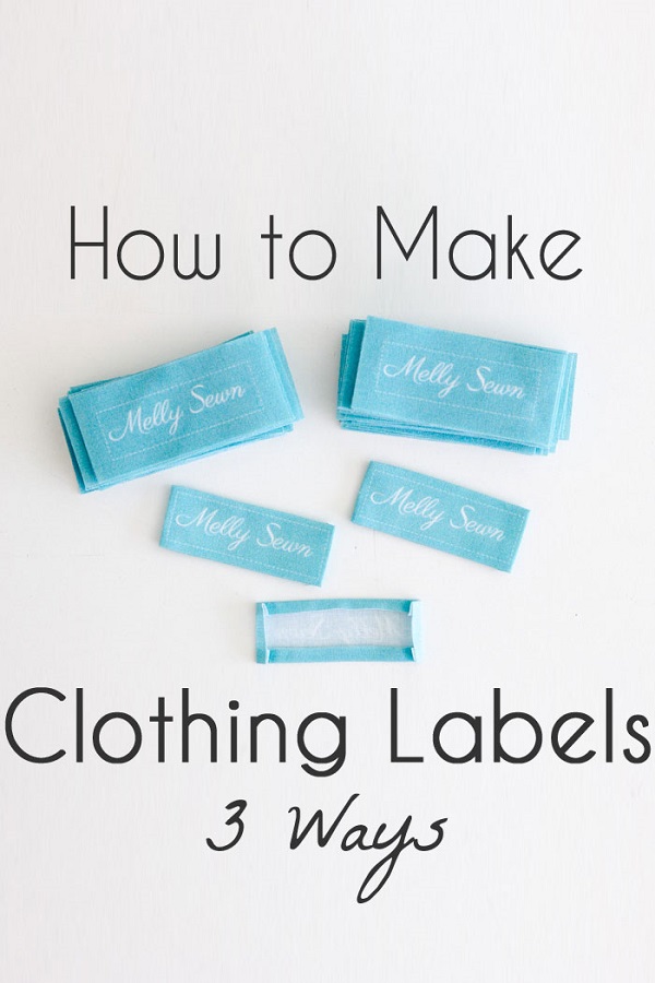 Tutorial: 3 ways to make labels for your handmade clothing