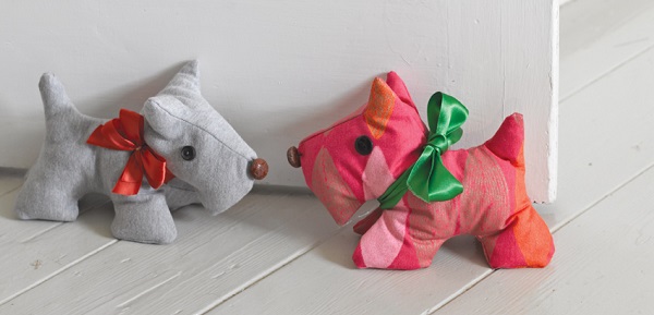 Tutorial and pattern: Scotty dog doorstop