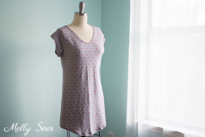 Tutorial and pattern: Sleep shirt