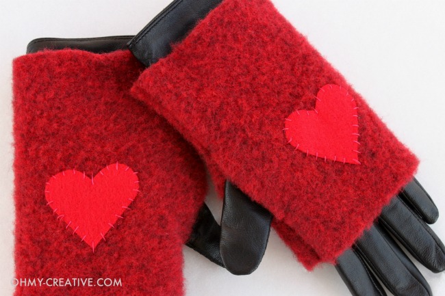 Tutorial: Felted wool fingerless gloves