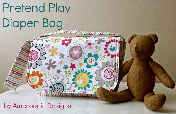 Tutorial: Kid sized pretend play diaper bag