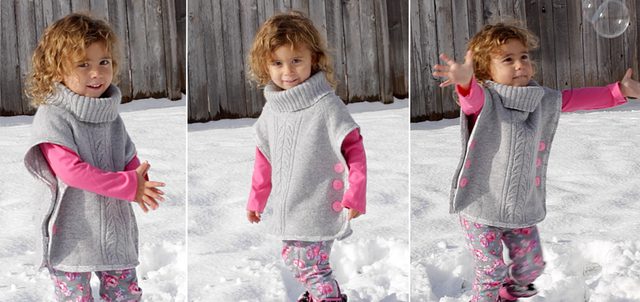 Tutorial: Make a little girl's sweater from an adult sweater