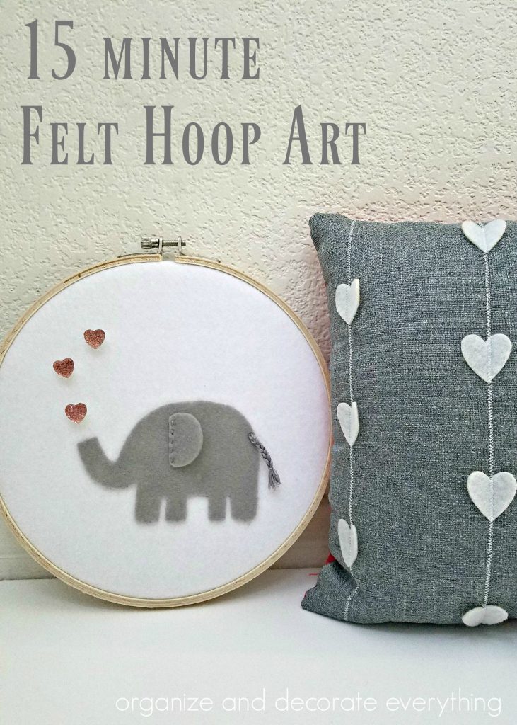 Tutorial: Valentine's Day elephant hoop art