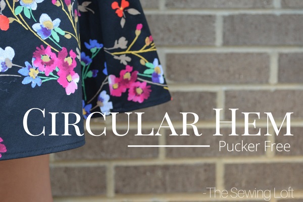 Tutorial: How to get a smooth circular hem