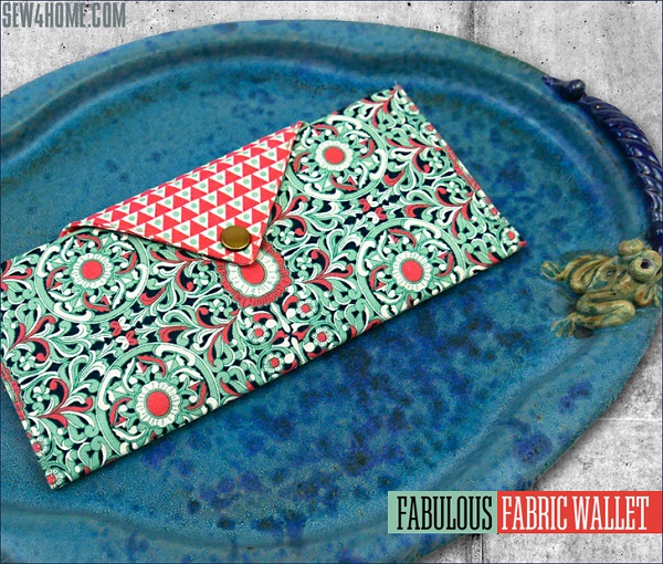 Tutorial: Fabric wallet with plenty of pockets