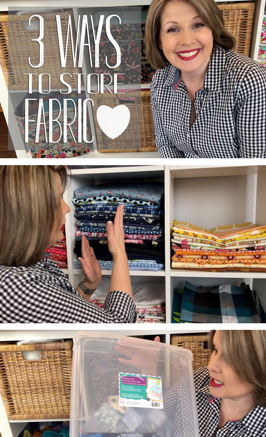 Video tutorial: Storing your fabric so it's organized and accessible