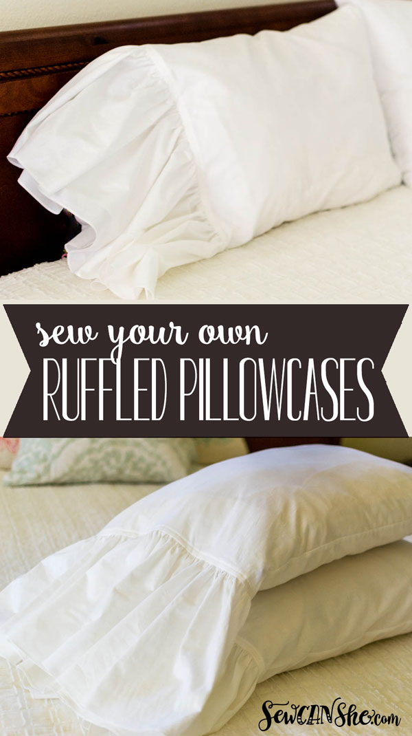 Tutorial: Ruffle cuff pillowcases 