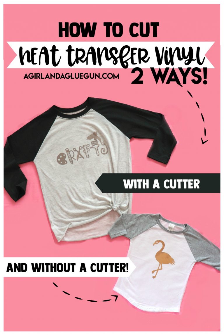 Tutorial: How to cut heat transfer vinyl without a cutting machine