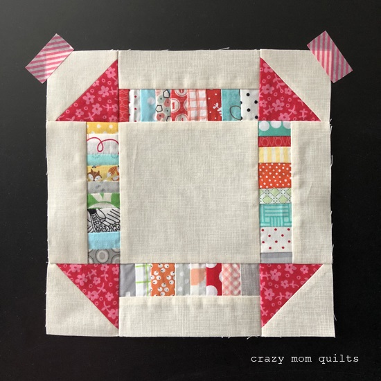 Tutorial: Scrapbusting churn dash quilt block