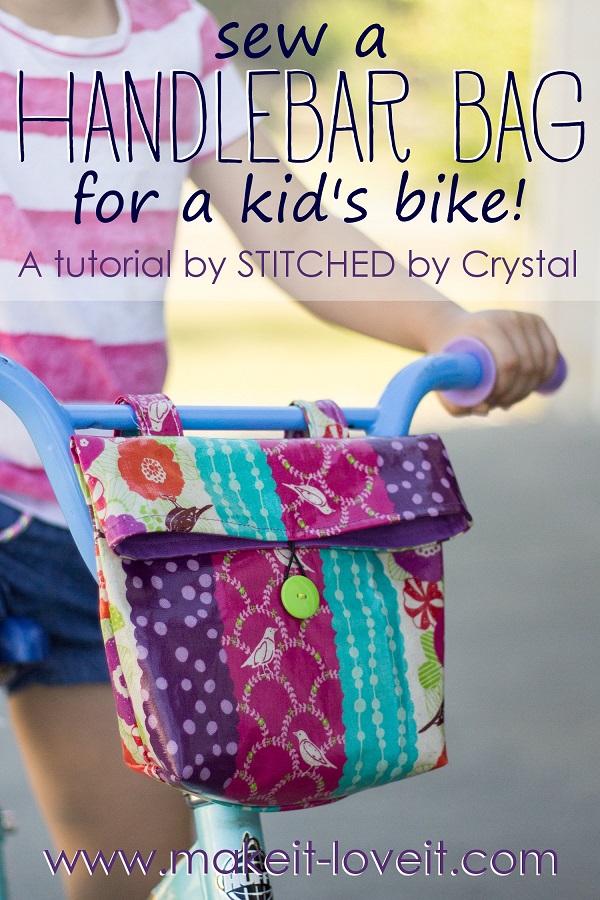 Tutorial: Bike handlebar bag for kids