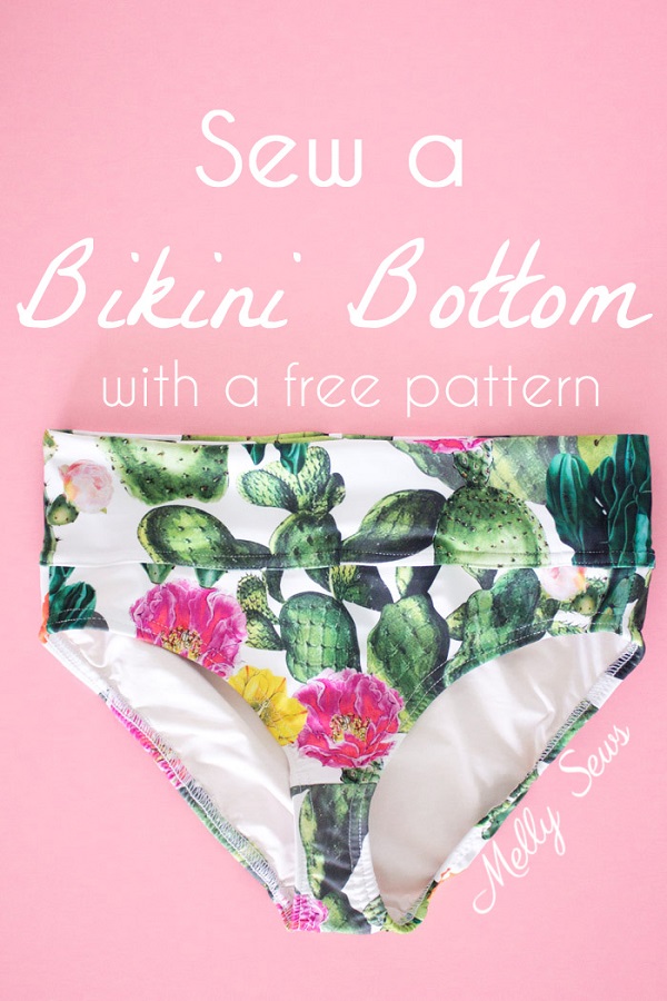 Sewing tutorial: How to sew a bikini bottom