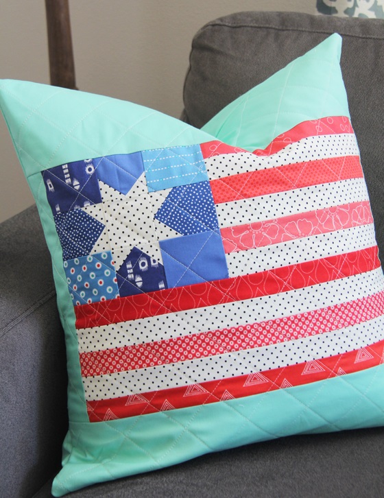 Tutorial: Patchwork flag quilt block