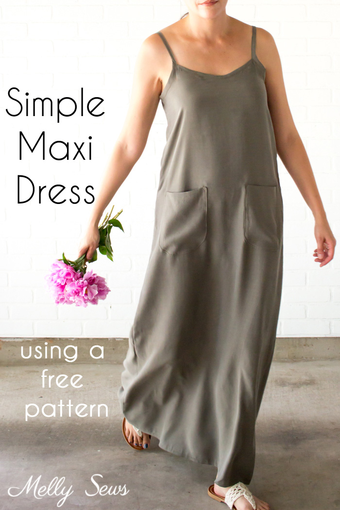 Sewing tutorial: Summer maxi dress