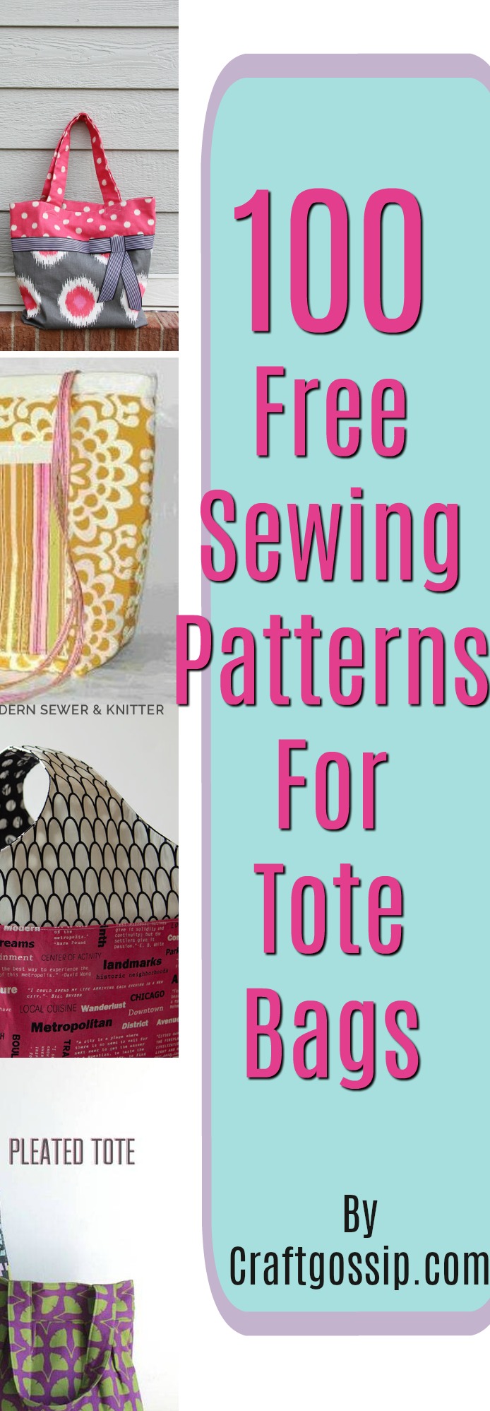 Free Tote Bag Sewing Pattern • Heather Handmade