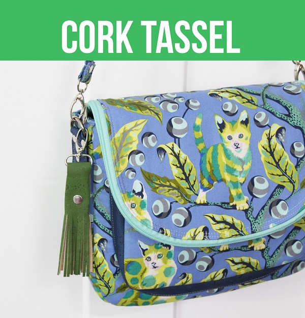 Video sewing tutorial: Cork tassel, with free pattern