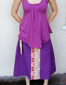 Tutorial: Maternity wrap skirt – Sewing